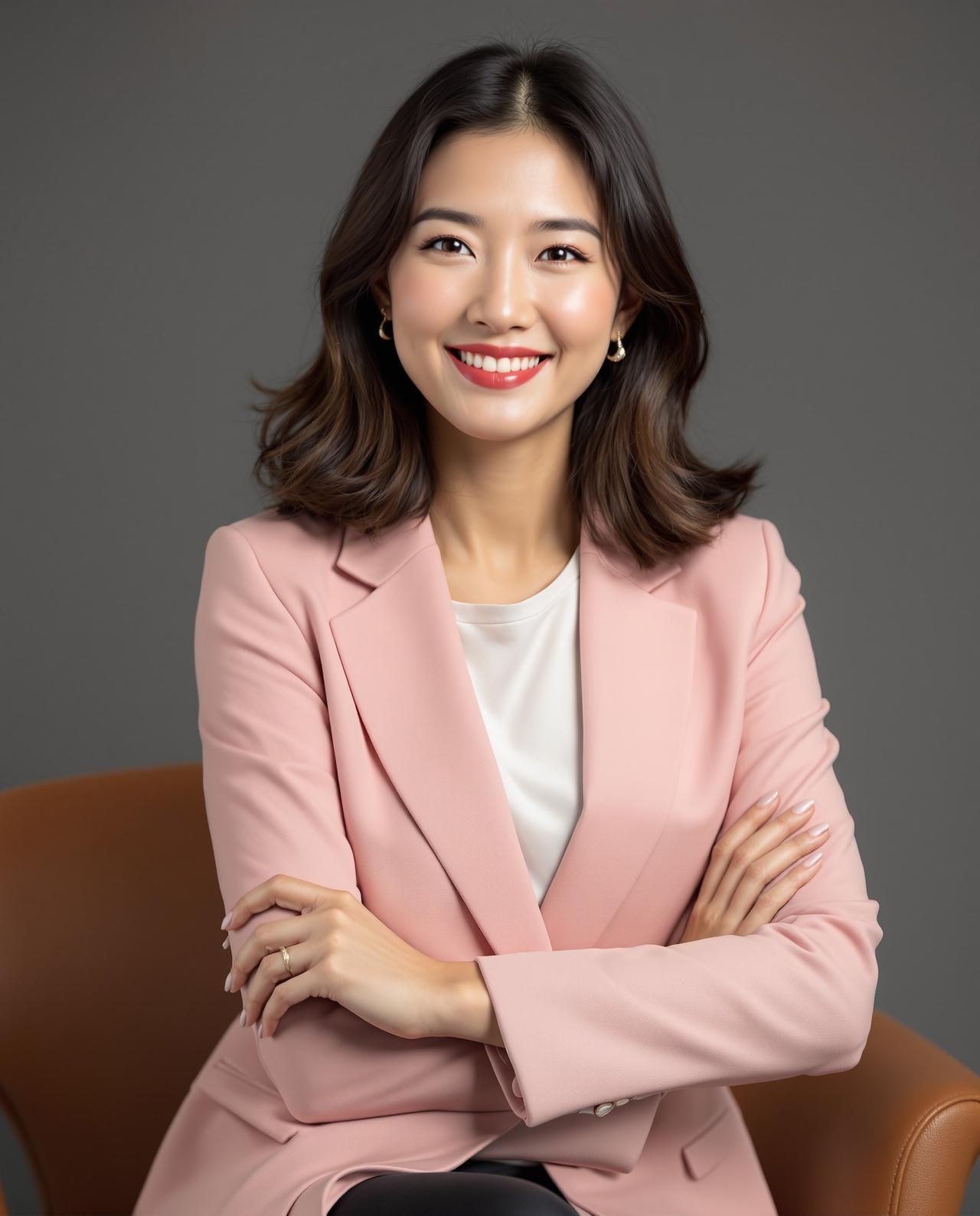 葡萄影院国际业务负责人王芳女士职业肖像照